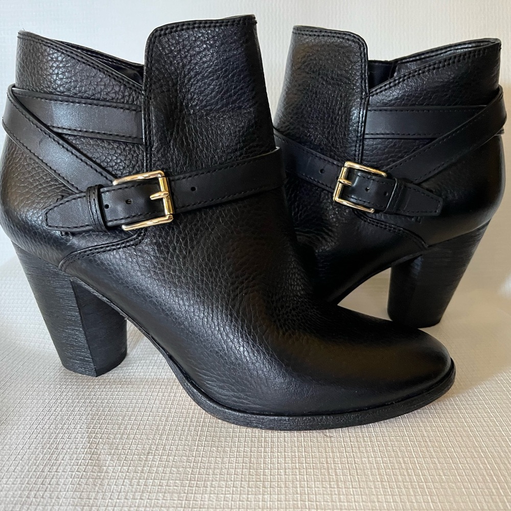 Cole Haan Boots Black size 7B worn once in the house